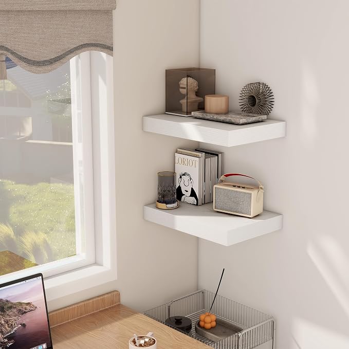 12 Inch Deep White Floating Shelves, 16 x 12 Floating Shelf - Image 5