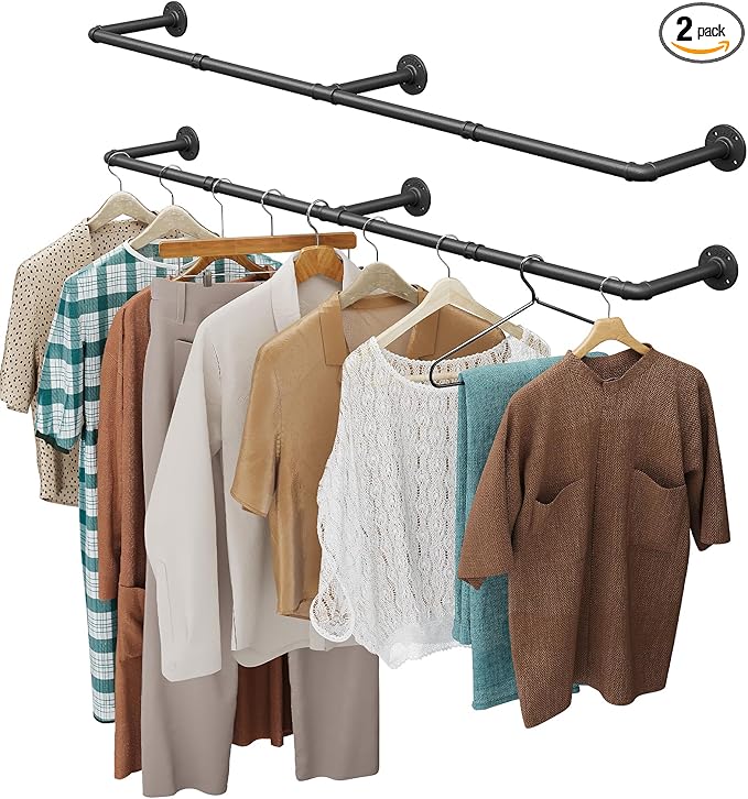OROPY 65.7" Heavy Duty Industrial Pipe Clothes Rack by OROPY
