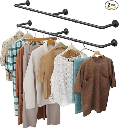 OROPY 65.7" Heavy Duty Industrial Pipe Clothes Rack by OROPY