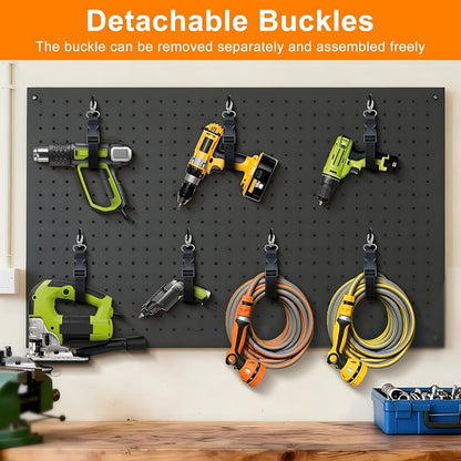 Extension Cord Organizer with 5 Detachable straps 2 PCS | Extension Cord Hanger - Image 8