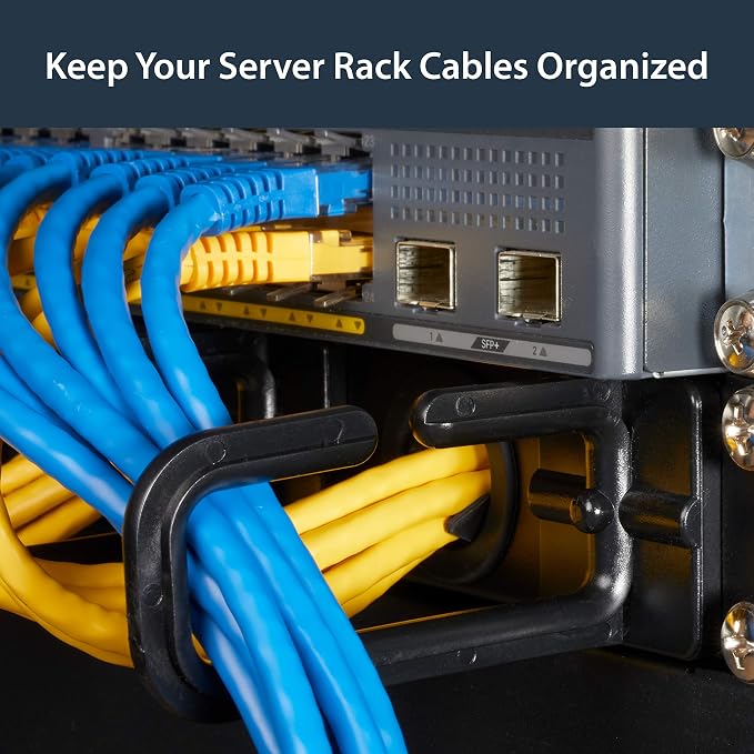 StarTech.com 1U 19" Cable Management Organizer - Image 4