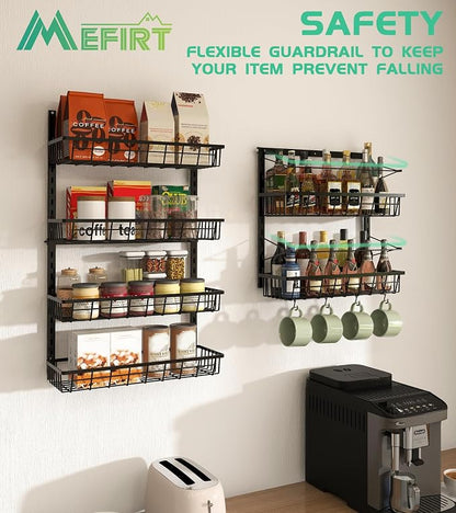 Mefirt Over The Door Pantry Organizer, Pantry Storage and Organization | 6-Tier - Image 4