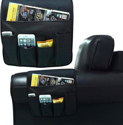 Wanty Velvet Sofa Couch Chair Armrest Soft Caddy Organizer Holder - Image 3