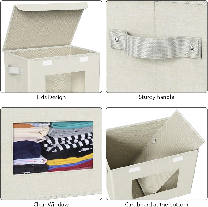 Univivi Fabric Foldable Storage Boxes - Image 4