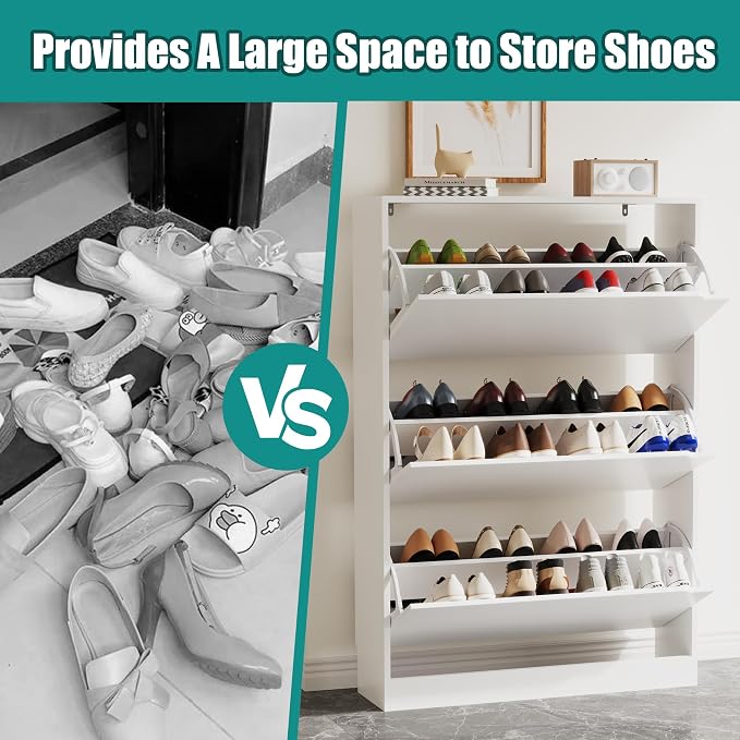 Xixini Shoe Storage Cabinet for Entryway - Image 6