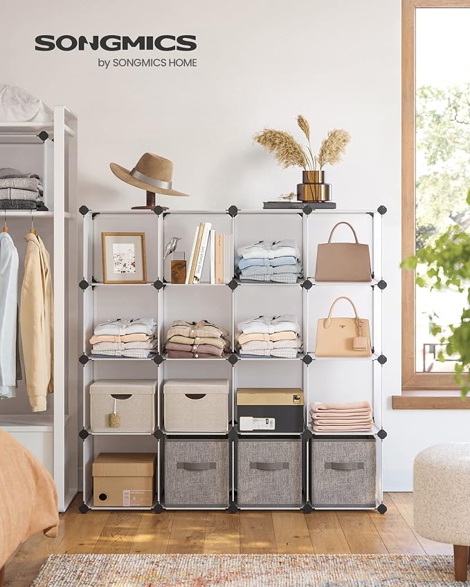 SONGMICS Cube Storage Organizer, Book Shelf, Closet Organizers and Storage - Image 2