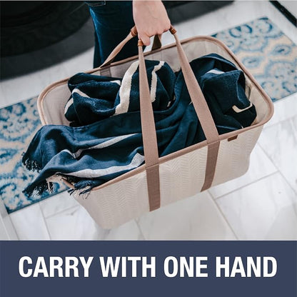 CleverMade Collapsible Laundry Tote - Image 3