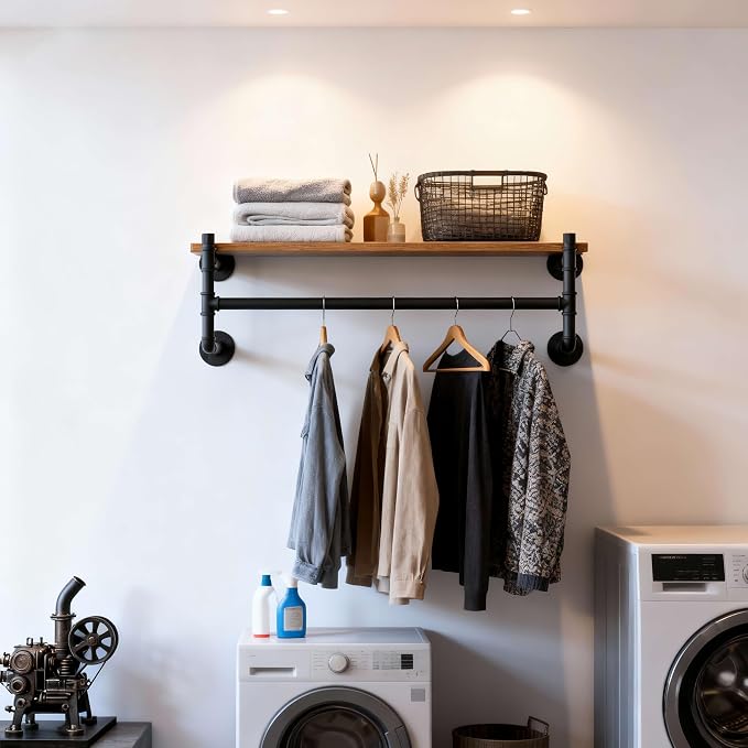 WEBI Wall Mounted Clothes Rack - Image 8