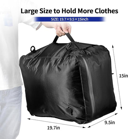 Keaber Travel Vacuum Bag with Pump, Reusable Airless Vacuum Bag - Image 2