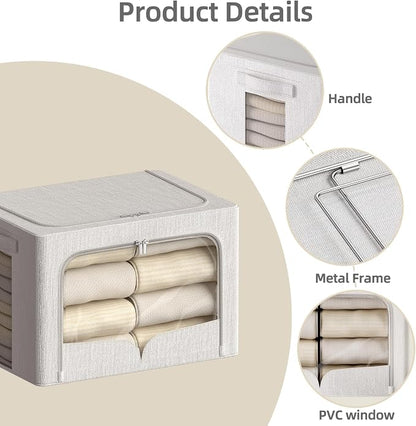 FHSQX 3 Pack Clothes Storage Bins - Image 6