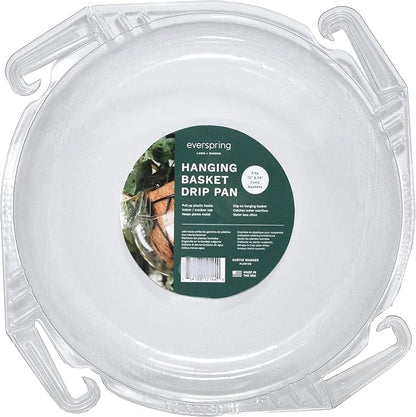 Curtis Wagner Plastics Wire Coco Hanging Basket Drip Pan 14" x 3.75" | 5-Pk - Image 4
