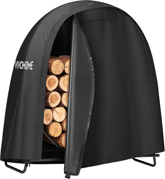 VIVOHOME 48 Inches Firewood Log Rack Hoop by VIVOHOME