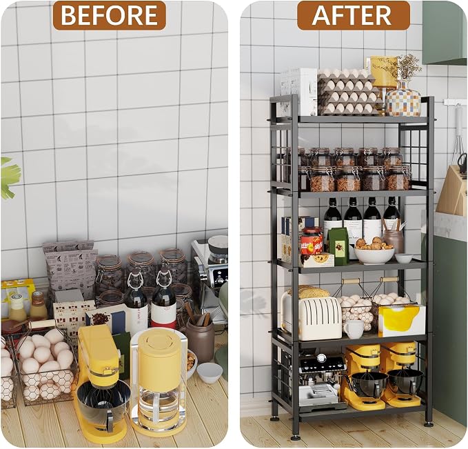 GIOTORENT 5-Tier Kitchen Storage - Image 4