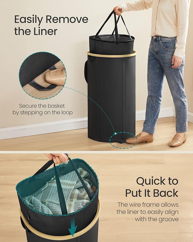 SONGMICS Laundry Hamper, Laundry Basket - Image 4