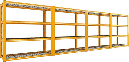 REIBII 40" W Yellow Garage Shelving by REIBII
