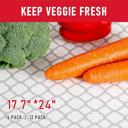 Cooyes Non Slip Refrigerator Liners, 2 in 1 Absorbent Fridge Liners and Fresh - Image 4