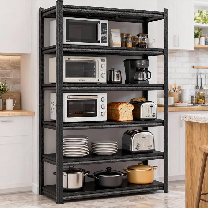 Garage Storage Shelves, 5 Tier Shelving Unit, 40 inch Wide, 18” Deep, 78” Tall - Image 7