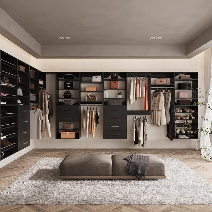 ROOMTEC 19.5" Shoe Shelf Short Tower Closet Unit, Modular Closet System - Image 4