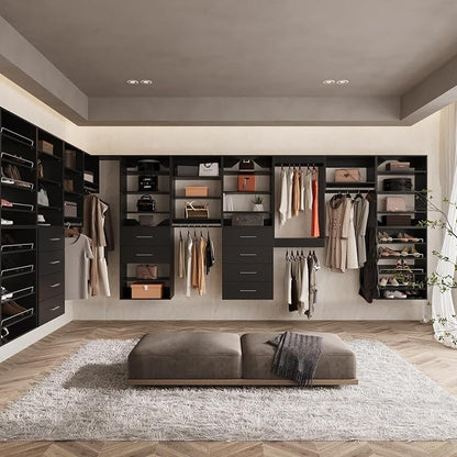 ROOMTEC 19.5" Shoe Shelf Short Tower Closet Unit, Modular Closet System - Image 4