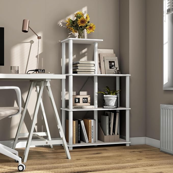 Homes: Inside + Out Apexa Modern 5-Cube Ladder Shelving Units, Collectibles - Image 13