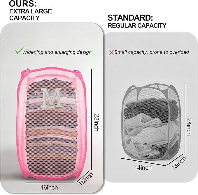 Collapsible Pop Up Laundry Hamper, Extra Large - Image 6