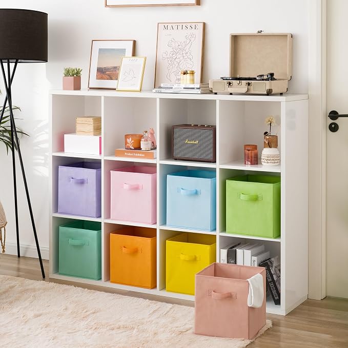 GRANNY SAYS 11 Inch Cube Storage Bins, Colorful Cube Storage Organizer - Image 2