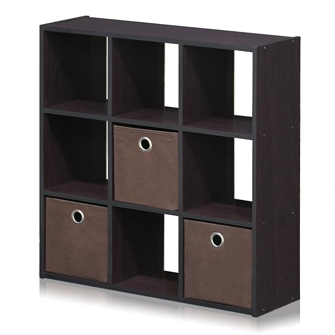 Furinno Simplistic 9-Cube Organizer - Image 5