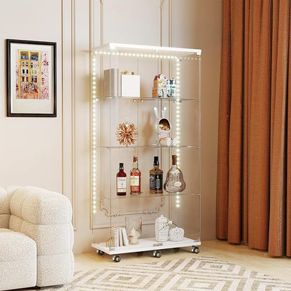Tempered Glass Display Cabinet by Zevemomo
