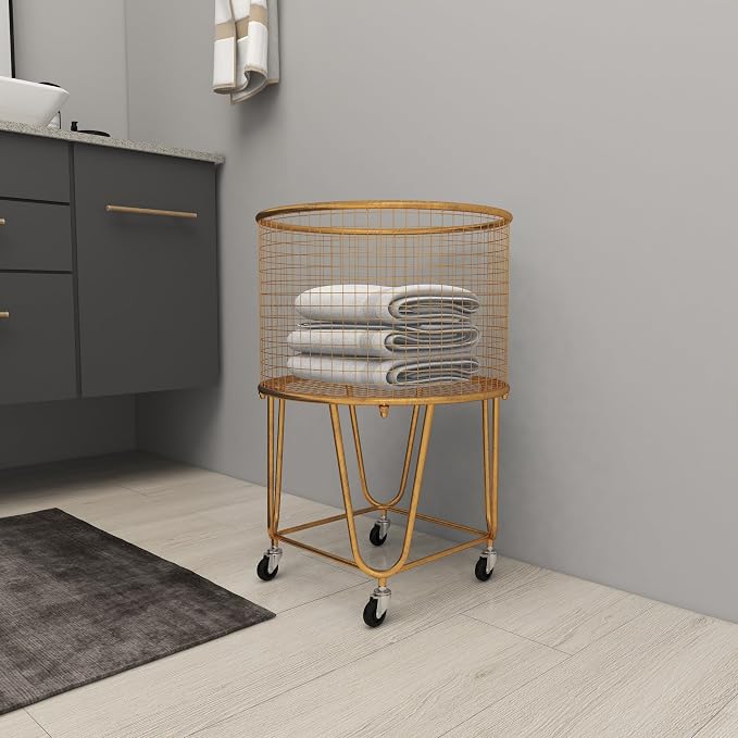 Deco 79 Metal Storage Cart - Image 9