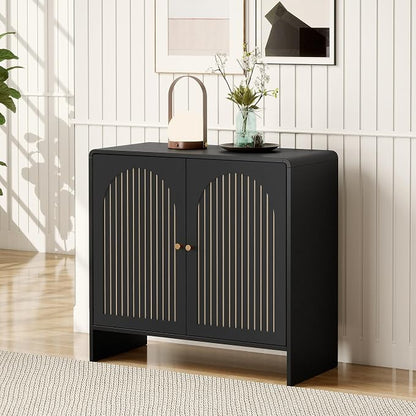 Black Sideboard Buffet Cabinet - Image 7