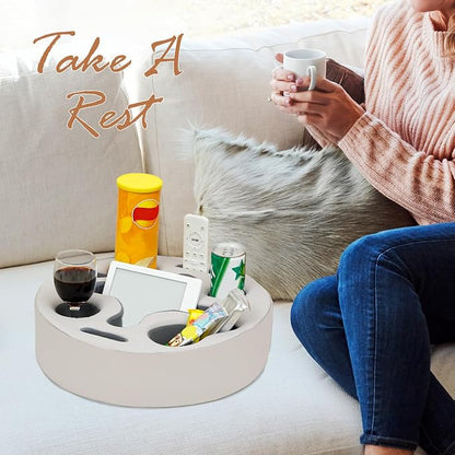 INNO STAGE Couch Cup Holder Pillow- -Sofa Cup Holder | Couch Caddy Drinks - Image 6