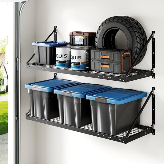 FLEXIMOUNTS 2-Pack 2x4ft Garage Wall Shelving by FLEXIMOUNTS