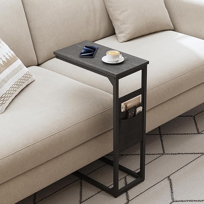 TUTOTAK C Shaped End Table, Side Table - Image 5