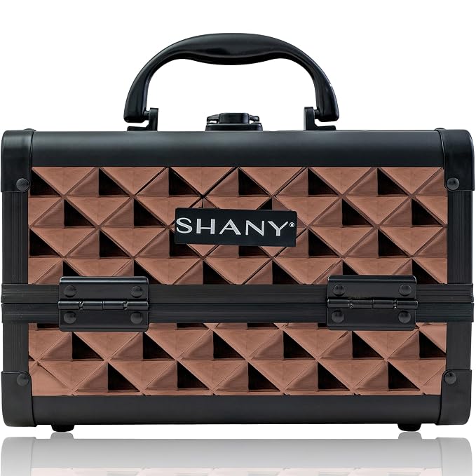 SHANY Chic Makeup Train Case Cosmetic Box Portable Makeup Case Cosmetics Beauty by SHANYCosmetics