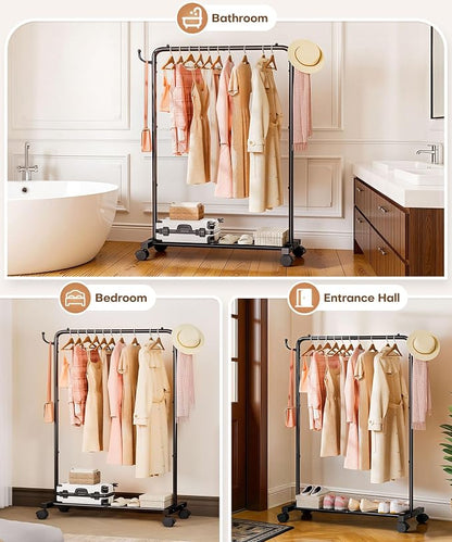 Homde Rolling Clothes Rack - Image 7