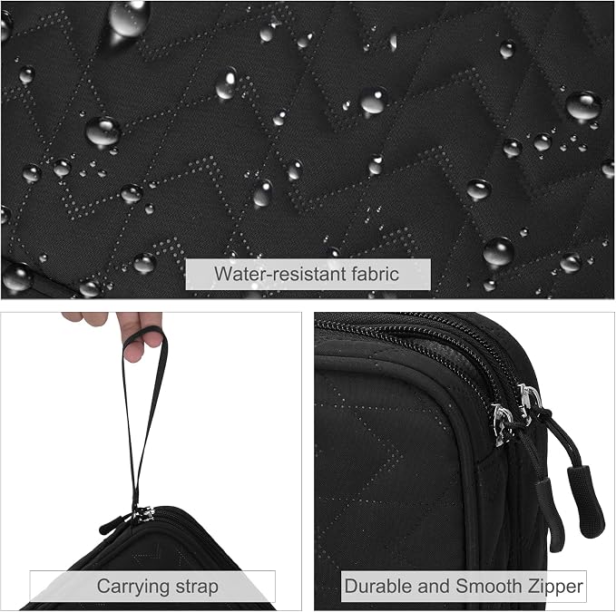 FYY Electronic Organizer, Extra Large Travel Cable Organizer Bag Pouch Portable - Image 4