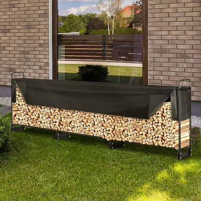 VEVOR 12.7FT Outdoor Firewood Rack - Image 8