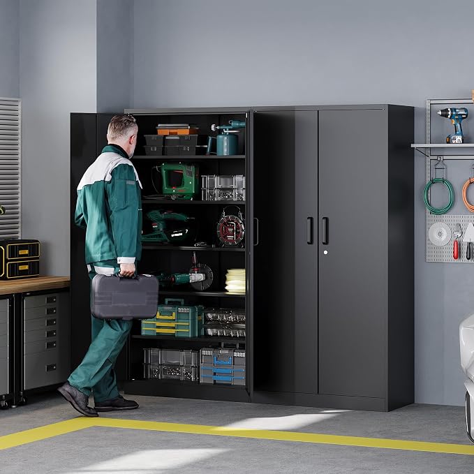Letaya Metal Garage Storage Cabinets - Image 2