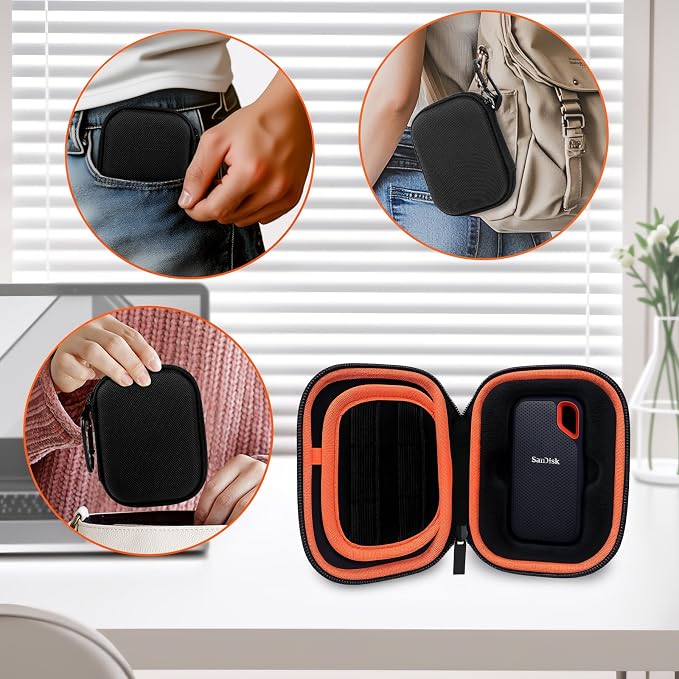 Hard Case for SanDisk Extreme Portable SSD 500GB 1TB 2TB 4TB 8TB External Solid - Image 5