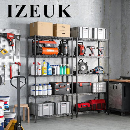 Storage Shelving Unit for Garage and Pantry, 13.8" D x 29.5" W x 59.5" H - Image 2