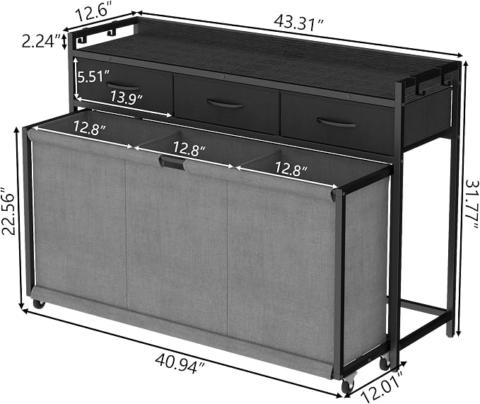 Laundry Hamper Laundry Basket - Image 7
