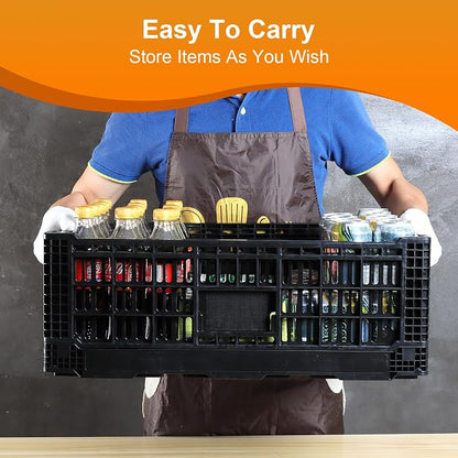 Collapsible Storage Bin Container，52 Liter Transfer heavy duty plastic storage - Image 2
