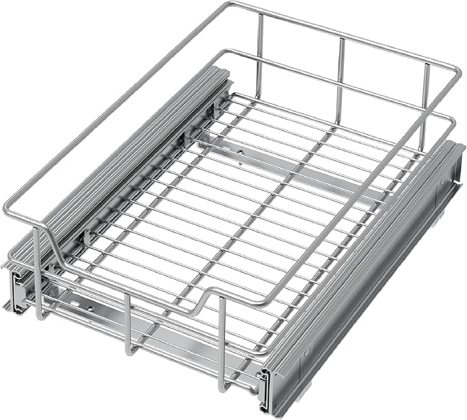 Pull Out Cabinet Organizer 11" W X 22" D, Slide Out Drawers by STORKING
