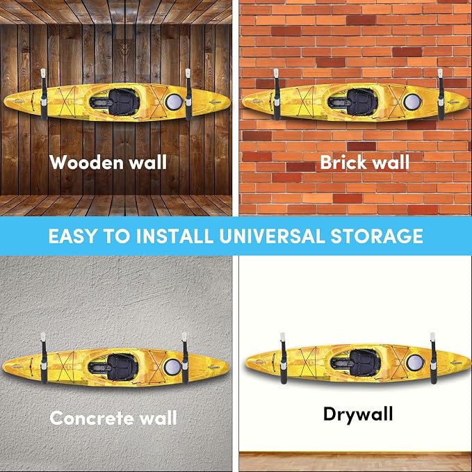 Kayak Storage Rack, Kayak Rack for Garage, Kayak Wall Mount Kayak Wall Rack - Image 6