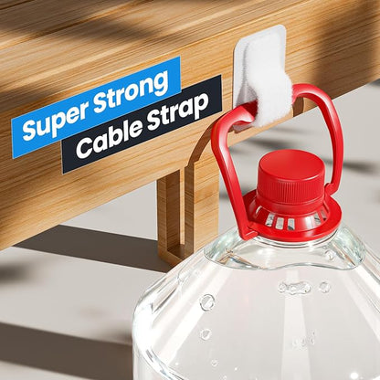 Cable Management Under Desk, 【Up to 15 Cord】【Enhanced Wire Holder】 Reusable - Image 4