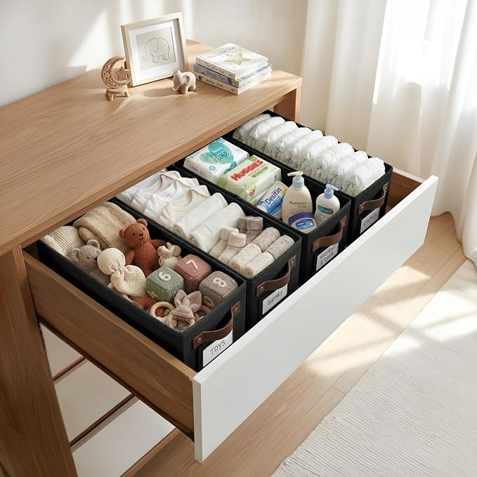 DECOMOMO Narrow Storage Bins, Small Basket - Image 4