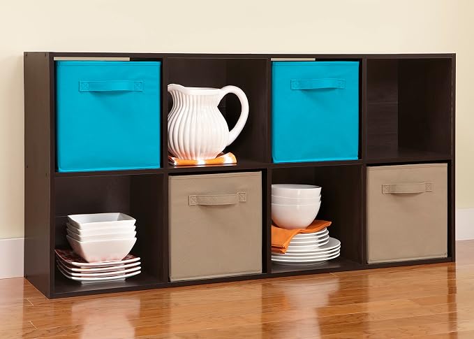 ClosetMaid Cubeicals 8 Cube Storage Shelf Organizer Bookshelf, Vertical or - Image 7