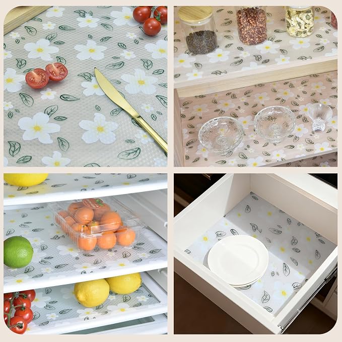 Drawer and Shelf Liner for Kitchen Cabinet, Non-Adhesive EVA Waterproof Drawer - Image 9