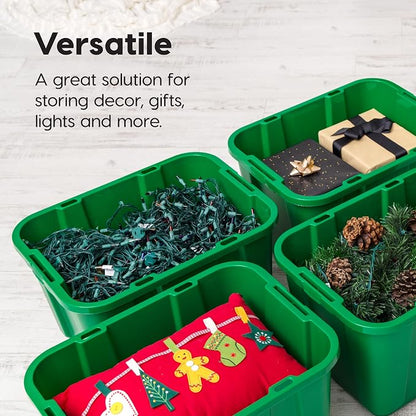 IRIS USA 12 Gallon Heavy Duty Holiday Storage Bins - Image 6
