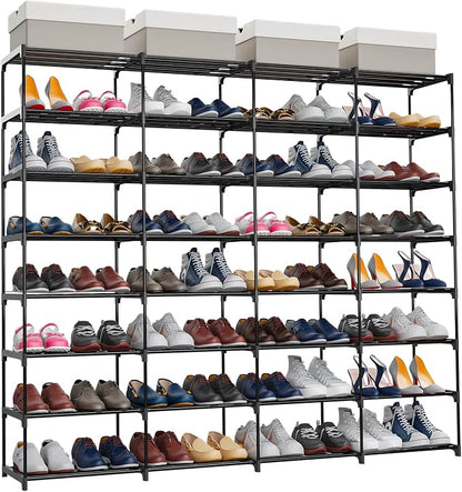 SMILHELTD Large Shoe Rack 4 Row 8 Tier - Image 3